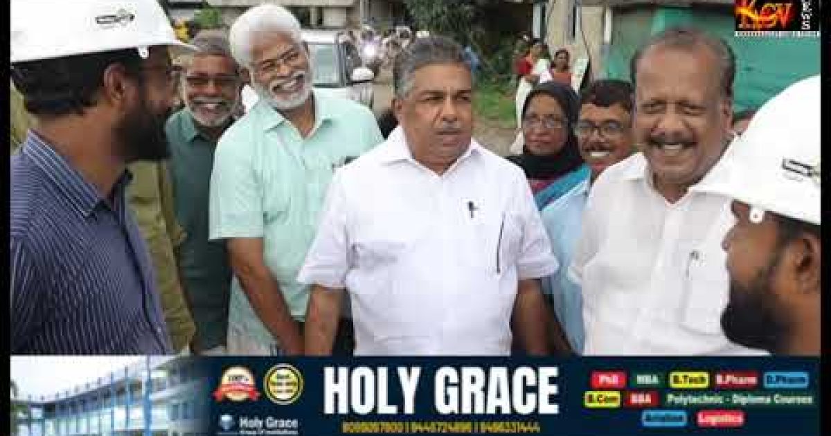 അഴീക്കോട് മുനമ്പം പാലം പണി സന്ദർശിച്ച് മന്ത്രി സജി ചെറിയാൻ